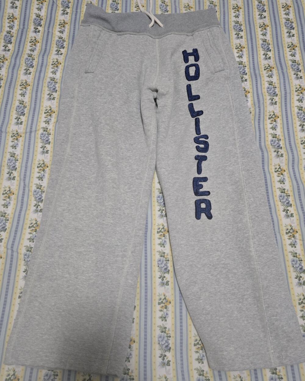 Hollister Mens Fleece Sweatpants Gray XS 32x27